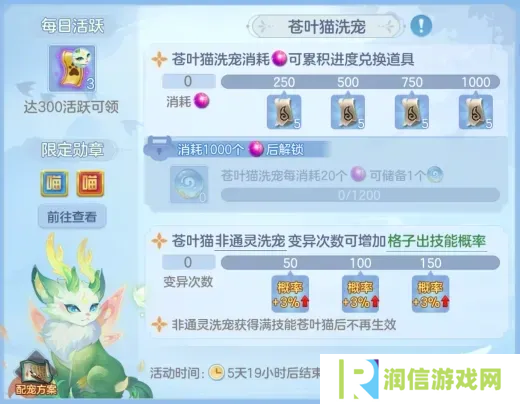 《幻唐志:逍遥外传》苍叶猫培养