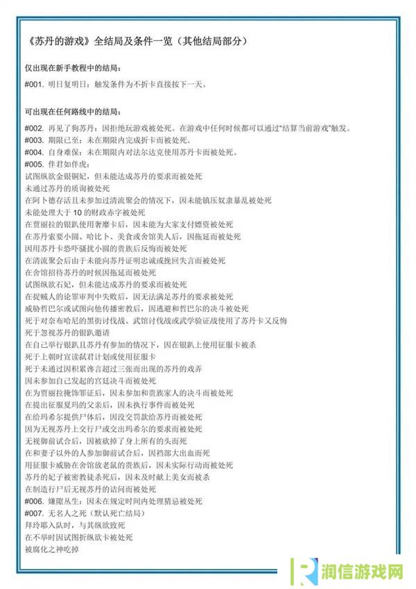 苏丹的游戏结局攻略大全   逃亡