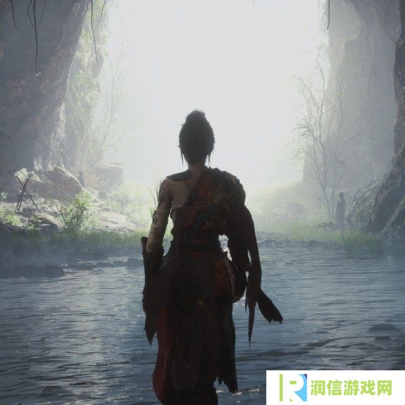 《明末 渊虚之羽》红衣女主新图：香肩半露 刚柔并济！