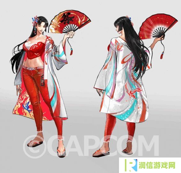 可爱与性感兼备！《街头霸王6》不知火舞新皮肤原画赏