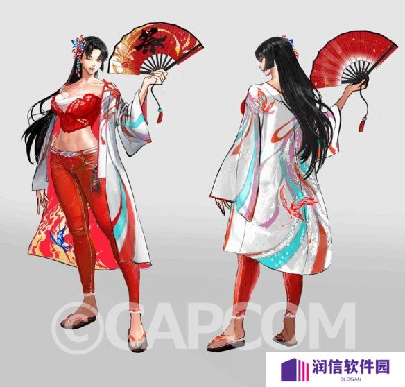 可爱与性感兼备！《街头霸王6》不知火舞新皮肤原画赏