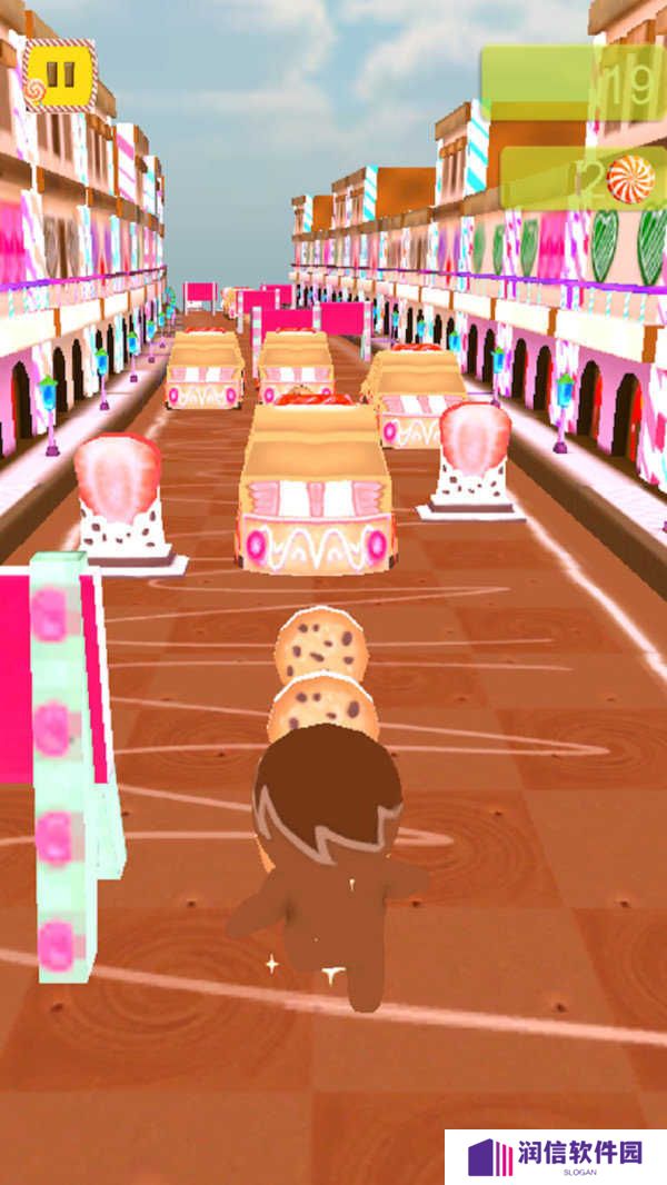 糖果人跑步3d