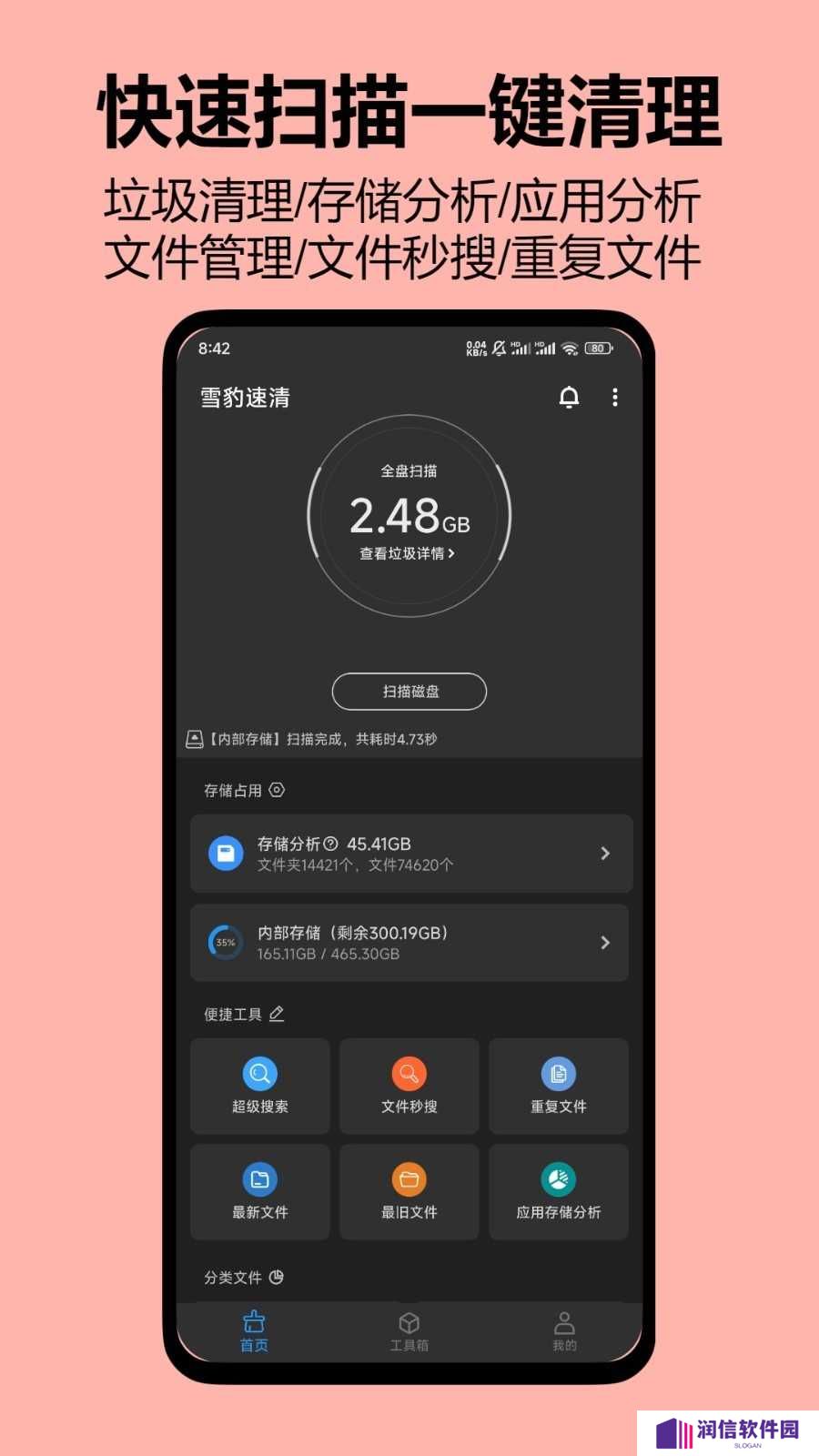雪豹速清纯净版