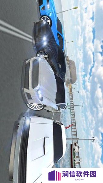 高速公路赛车肌肉车